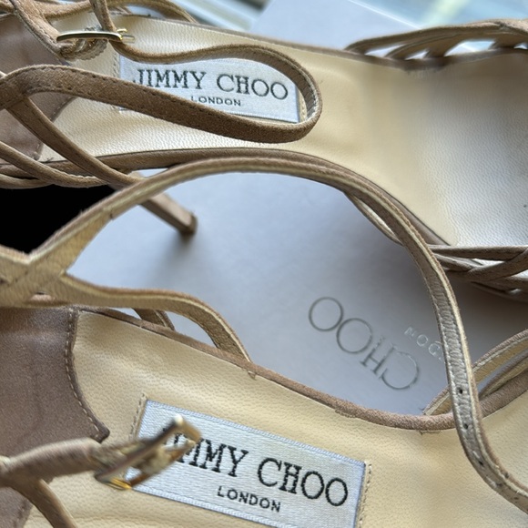 Jimmy Choo Dahlia Suede Nude size 39 - Picture 4 of 6